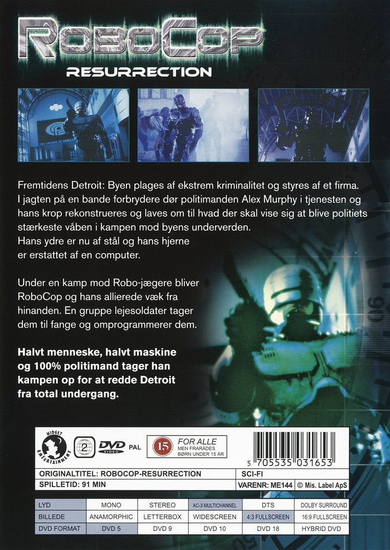 Robocop Vol. 4 - Ressurrection (DVD)