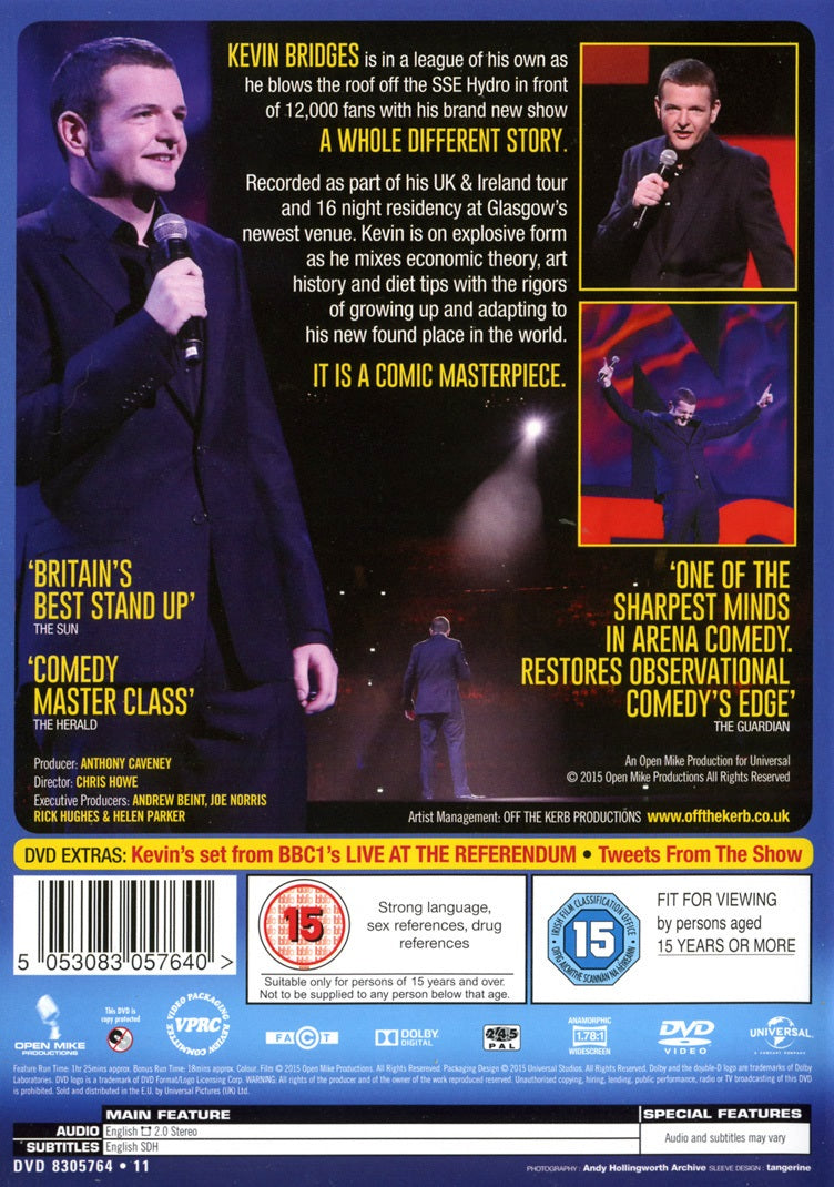 Kevin Bridges: A Whole Different Story Live 2015 (DVD)