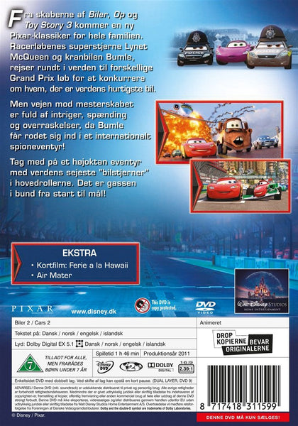 Biler 2 (DVD)