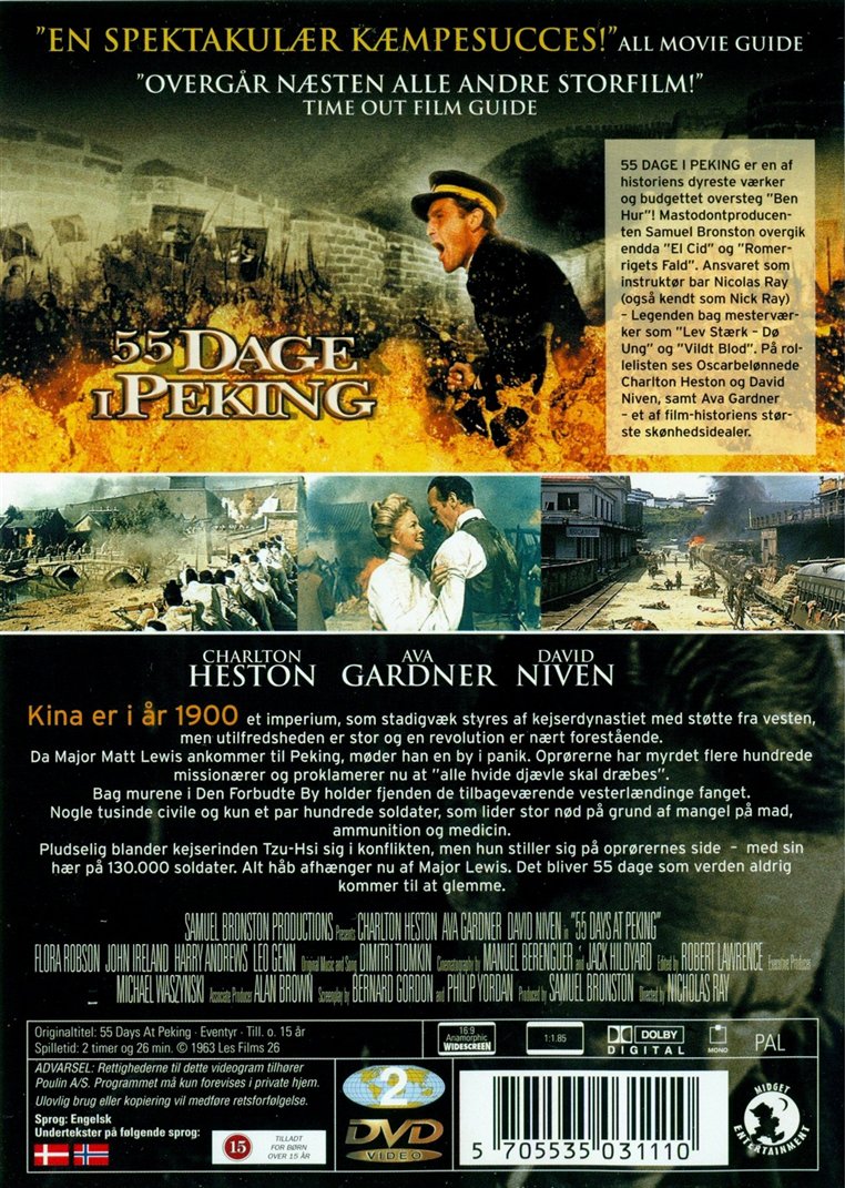 55 Dage I Peking (DVD)