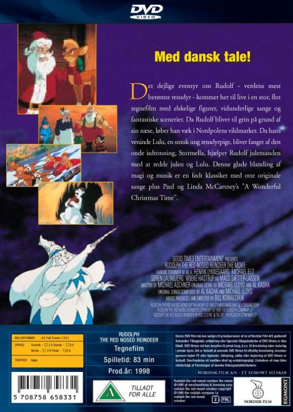 Rudolf Med Den Røde Tud (DVD)