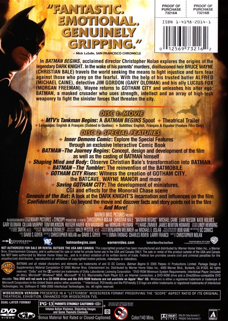 Batman Begins (DVD)