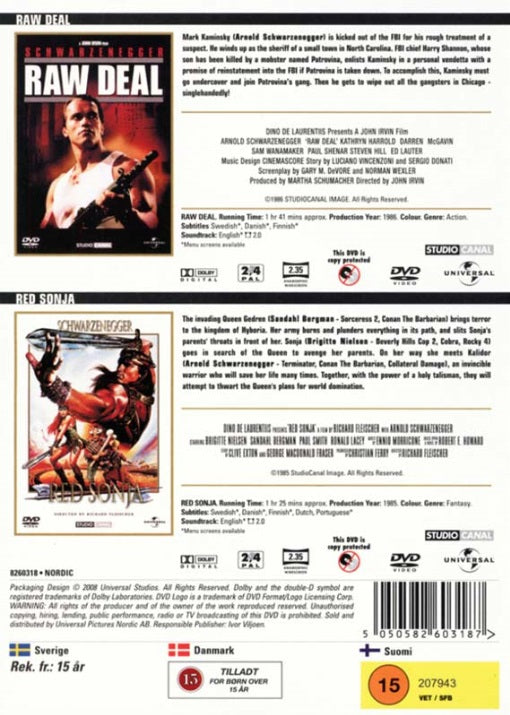 Raw Deal / Red Sonja (DVD)