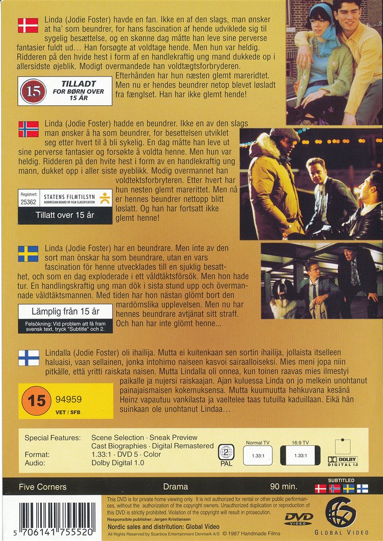 Five Corners (DVD)