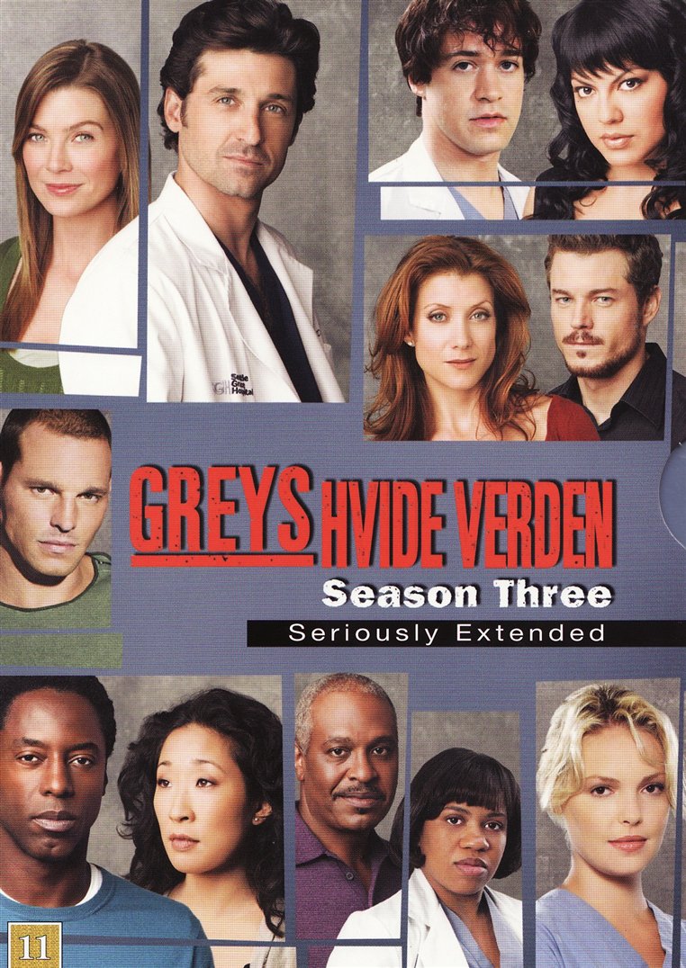 Greys hvide verden - Sæson 3 (DVD)