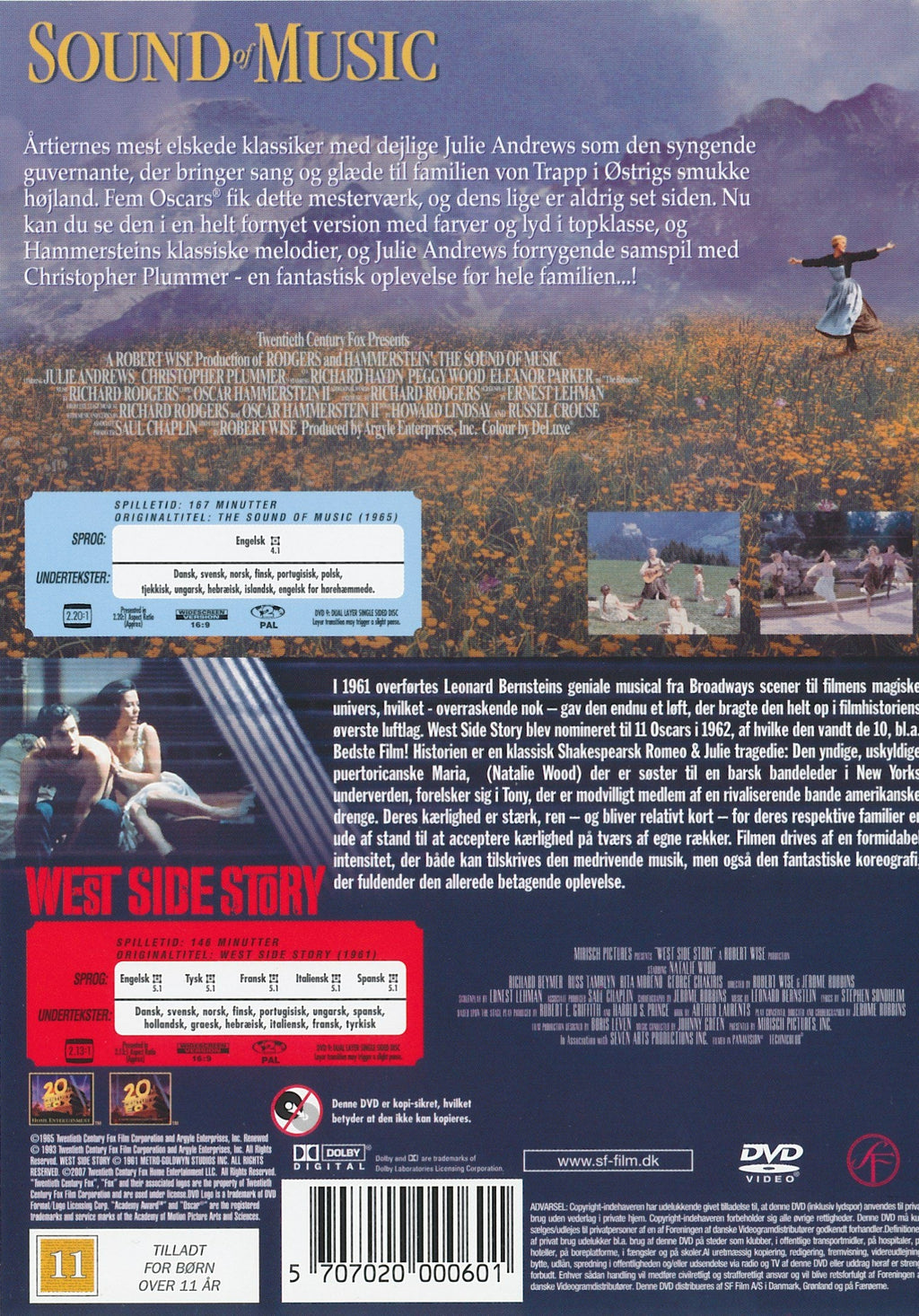 Sound of Music / West Side Story (DVD)