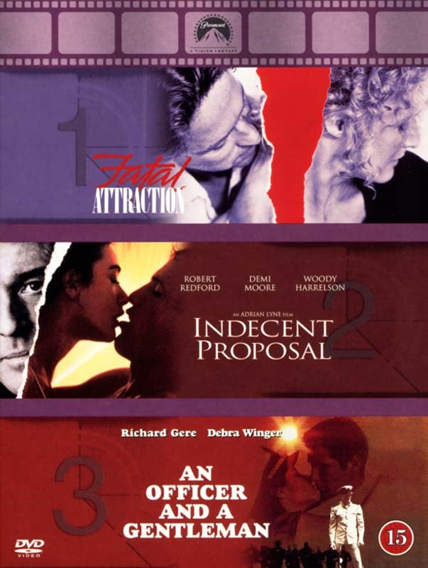 Fatal Attraction / Indecent Proposal / An Officer and a Gentleman (DVD)