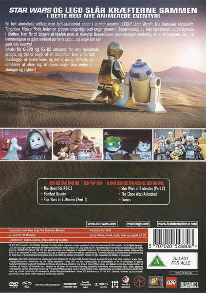 Lego Star Wars Padawan Truslen (DVD)