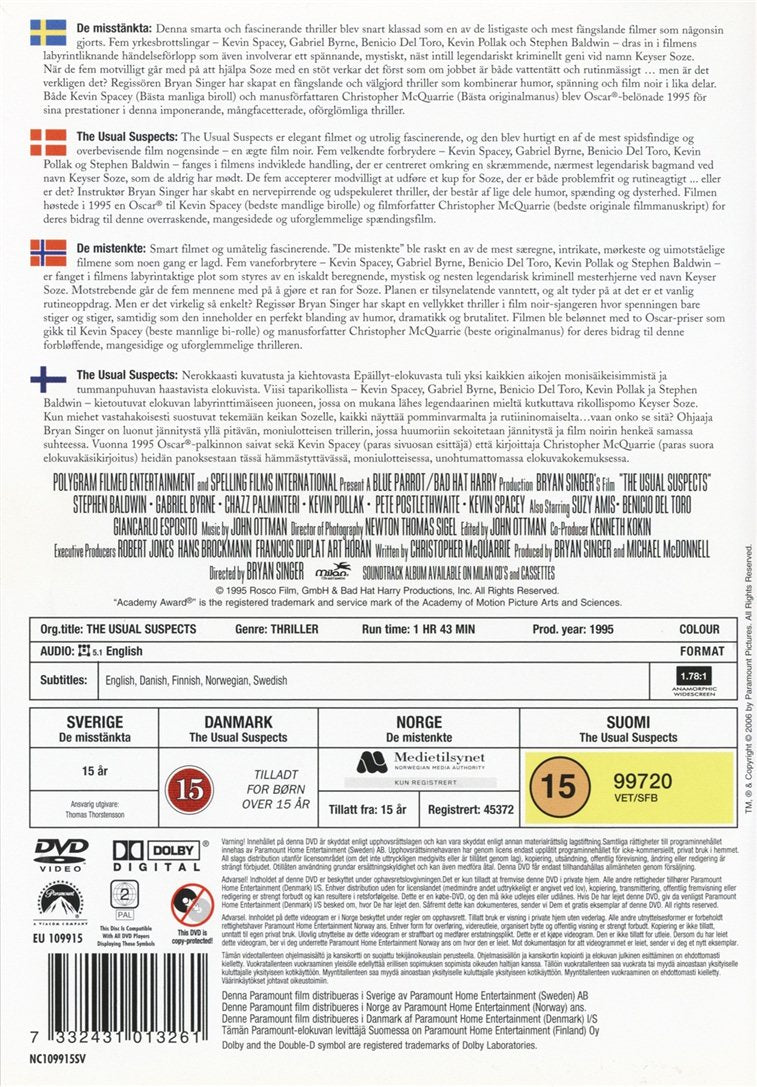 The Usual Suspects (DVD)