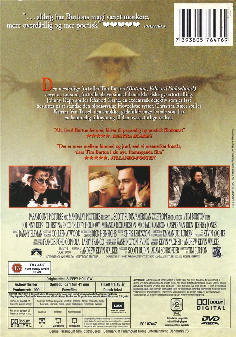 Sleepy Hollow (DVD)