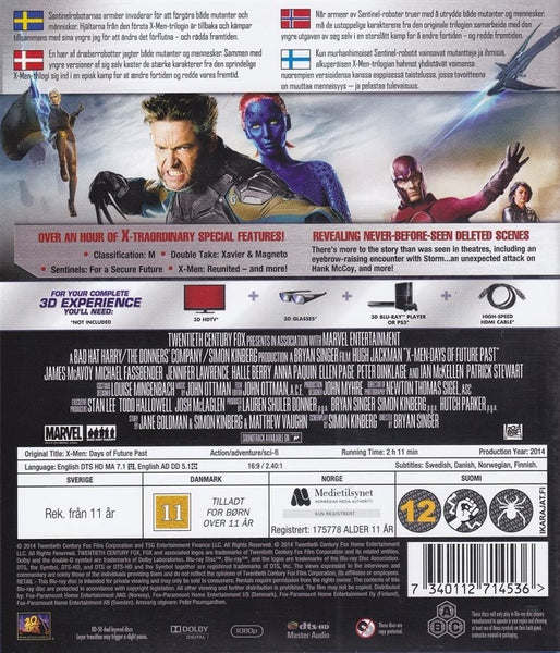 X-Men: Days of Future Past (Blu-ray)
