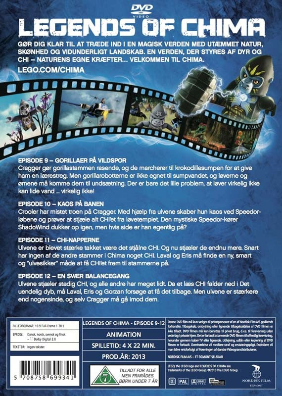 LEGO: Legends of Chima - Episode 9-12 (DVD)
