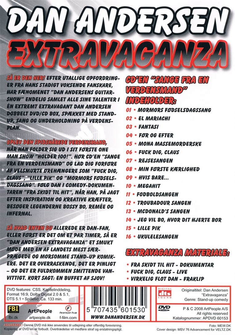 Dan Andersen: Extravaganza (DVD)