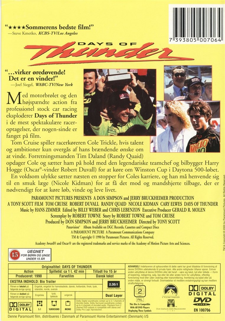 Days of Thunder (DVD)