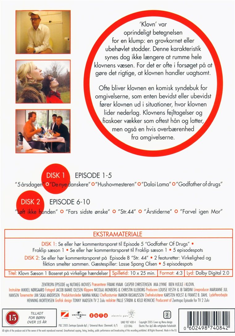 Klovn: 1. Sæson: Baseret På Virkelige Hændelser (DVD)