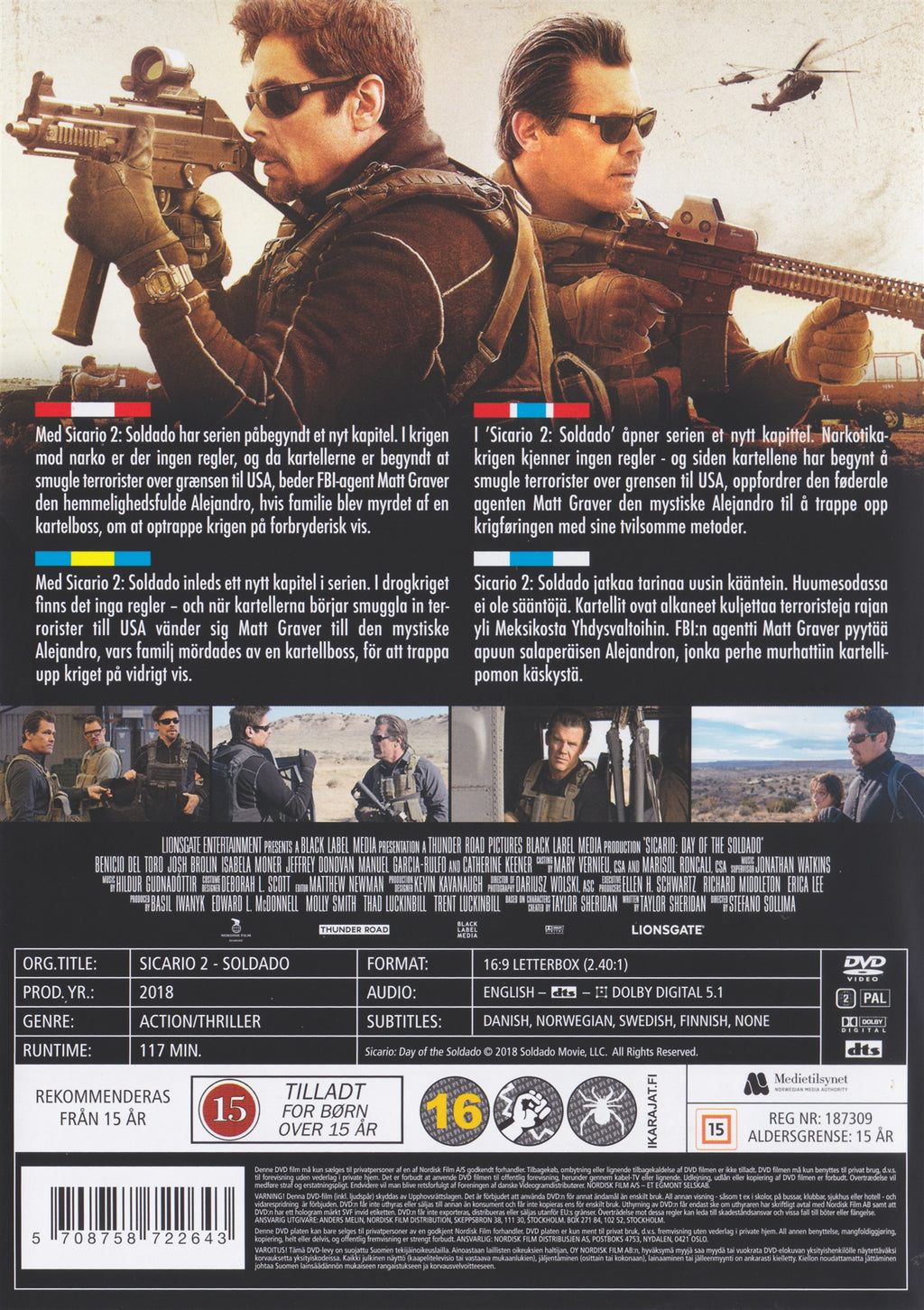 Sicario 2: Soldado (DVD)