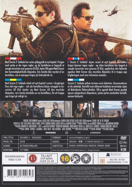 Sicario 2: Soldado (DVD)