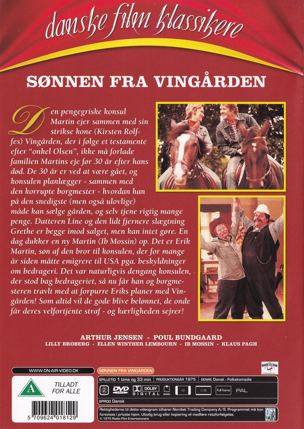 Sønnen Fra Vingården (DVD)