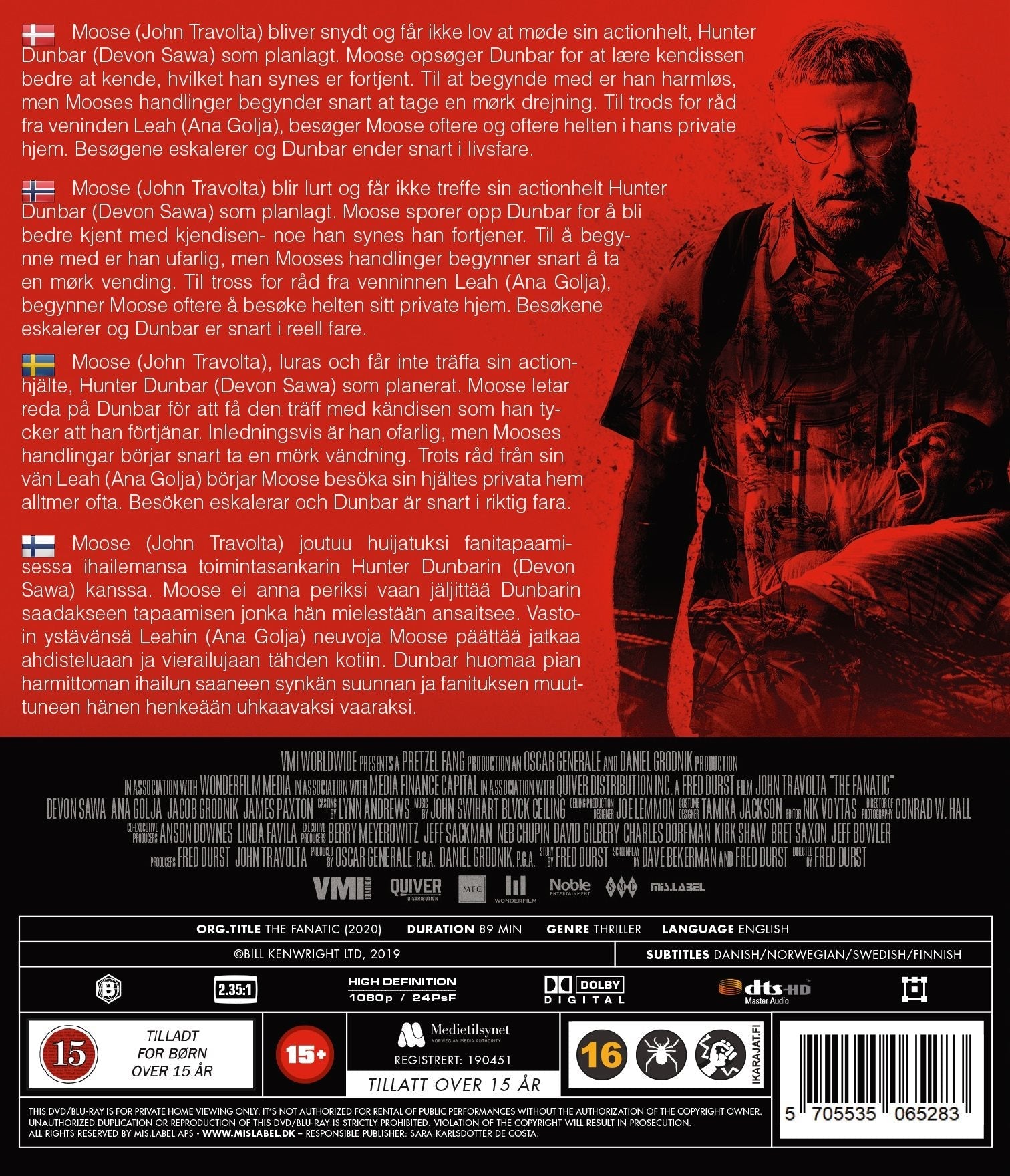 The Fanatic (Blu-ray)