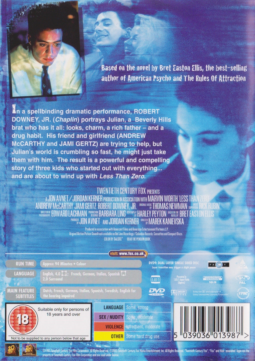 Less Than Zero (DVD)