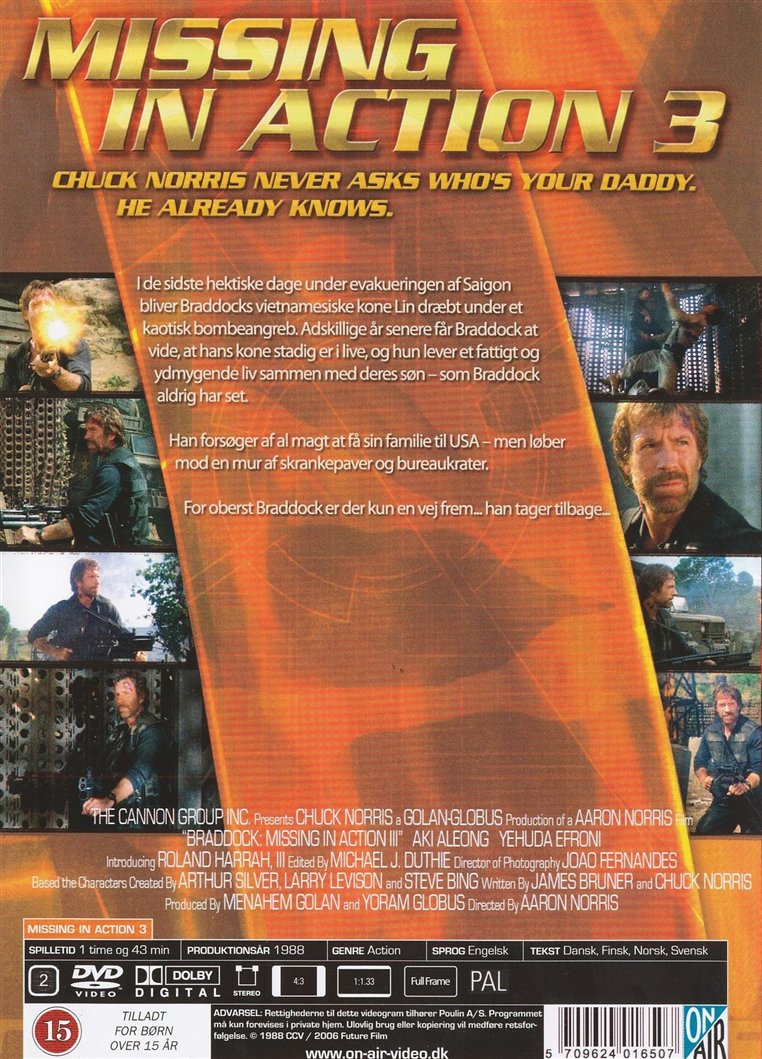Missing In Action 3 (DVD)