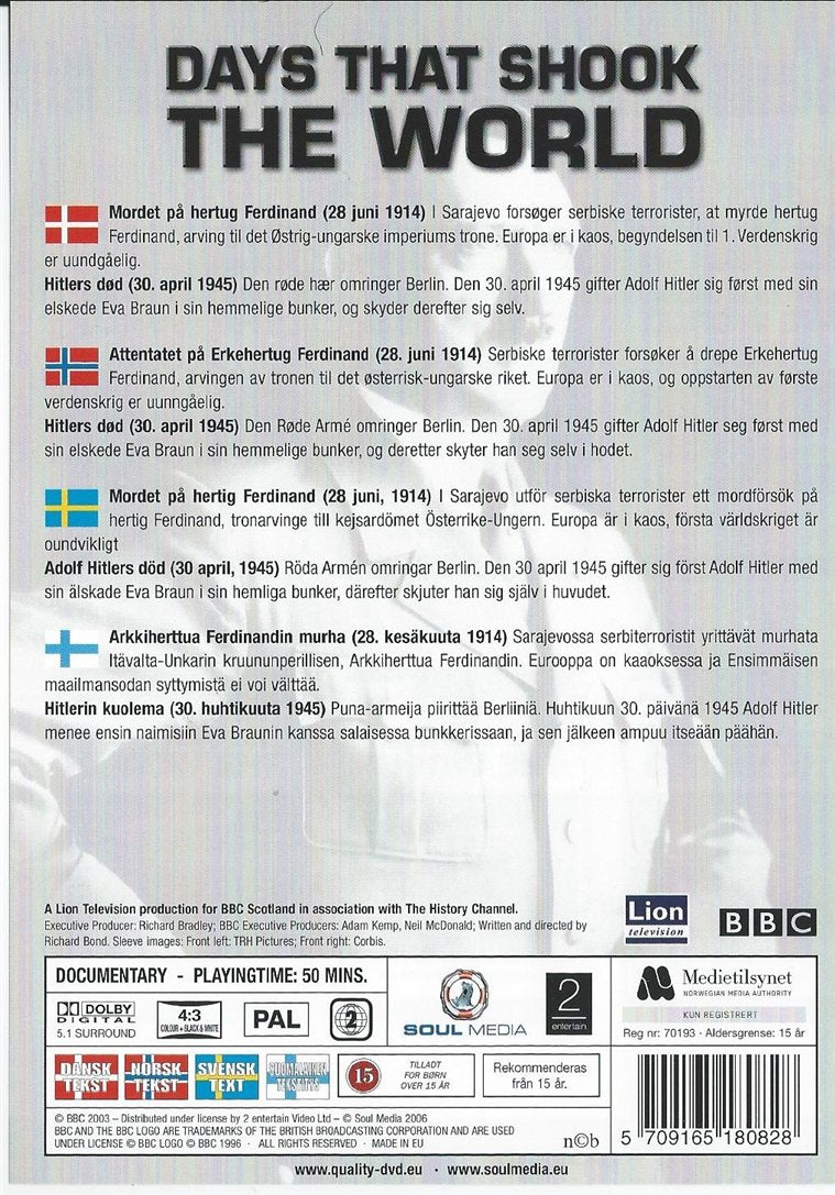 Days That Shook the World - The Assassination of Archduke Ferdinand (DVD)