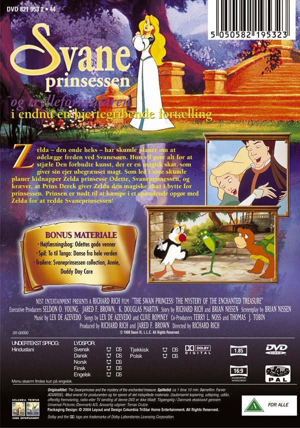 Svaneprinsessen 3: og trylleformularen (DVD)