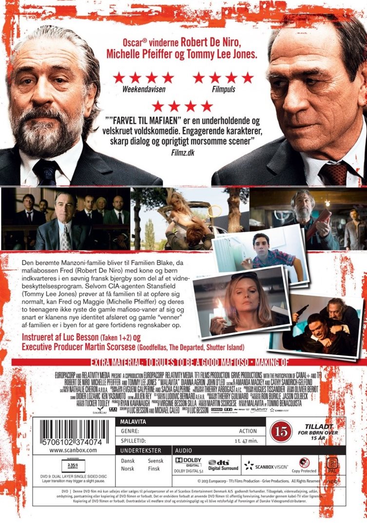 Farvel til Mafiaen (DVD)