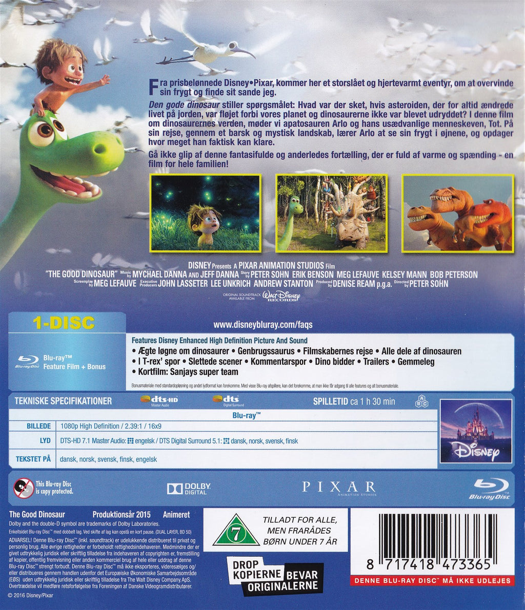 Den gode dinosaur (Blu-ray)