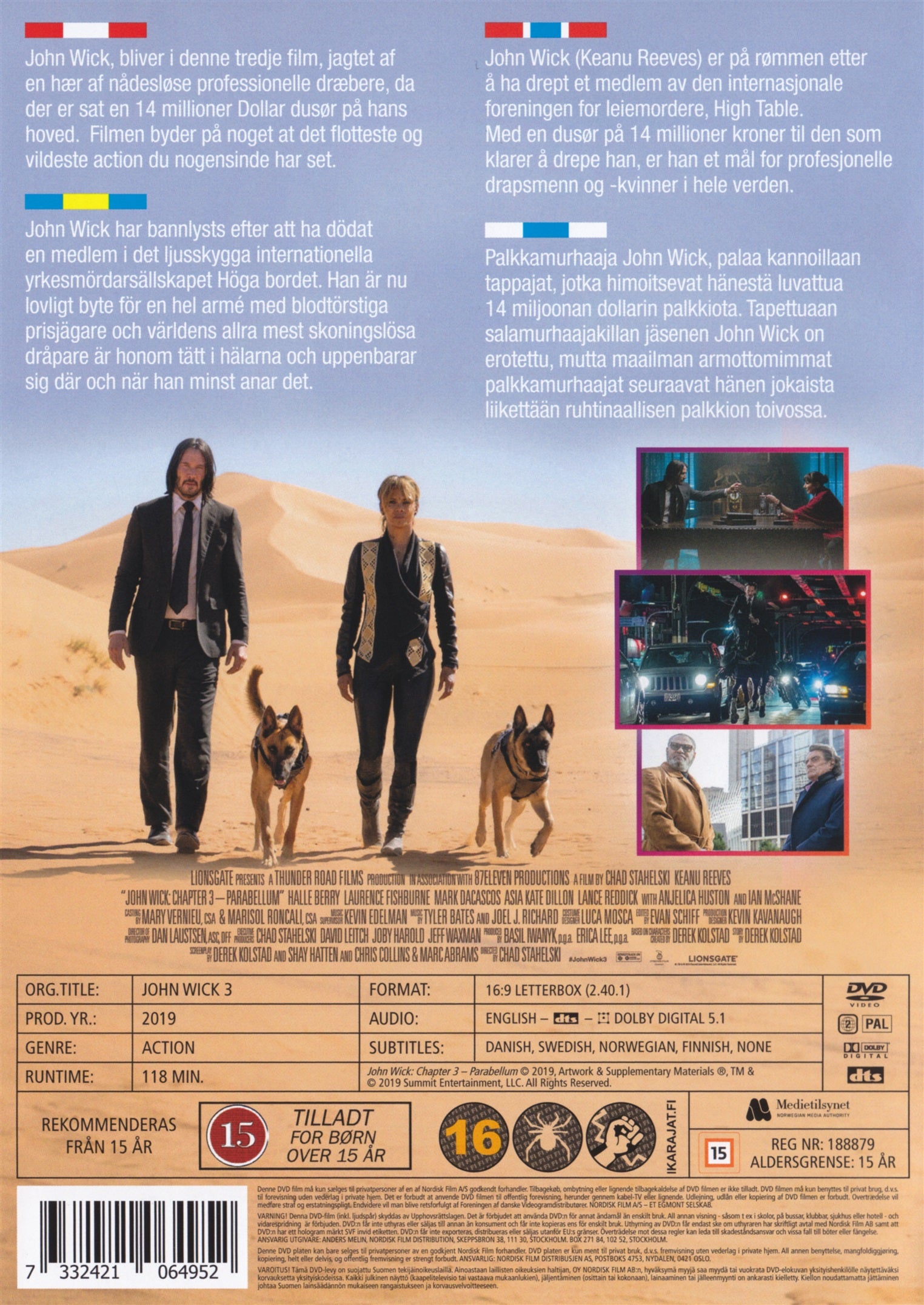 John Wick: Chapter 3 - Parabellum (DVD)