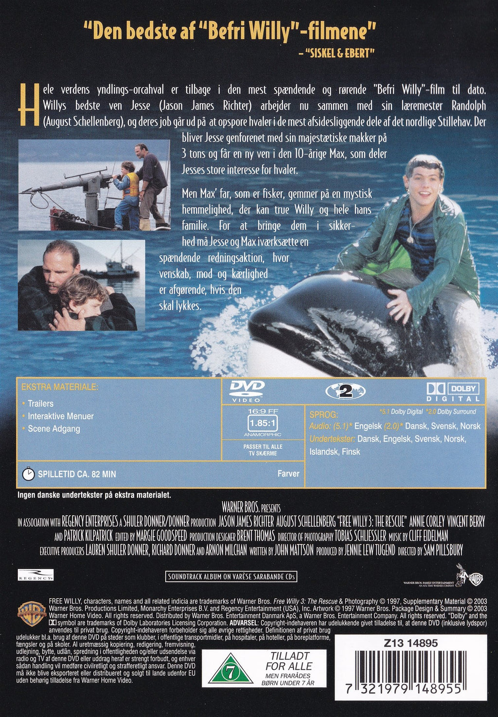 Befri Willy 3 (DVD)