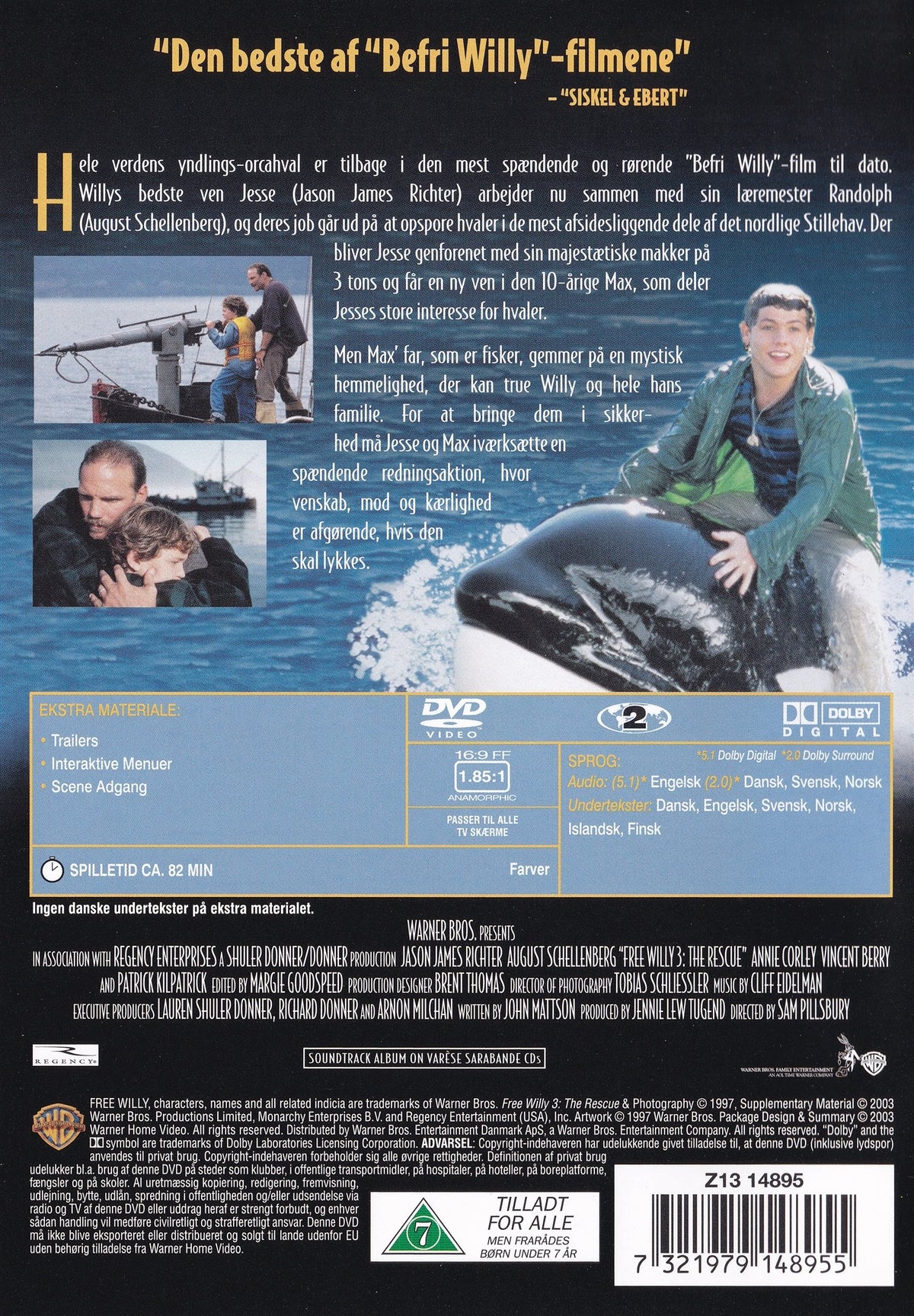 Befri Willy 3 (DVD)