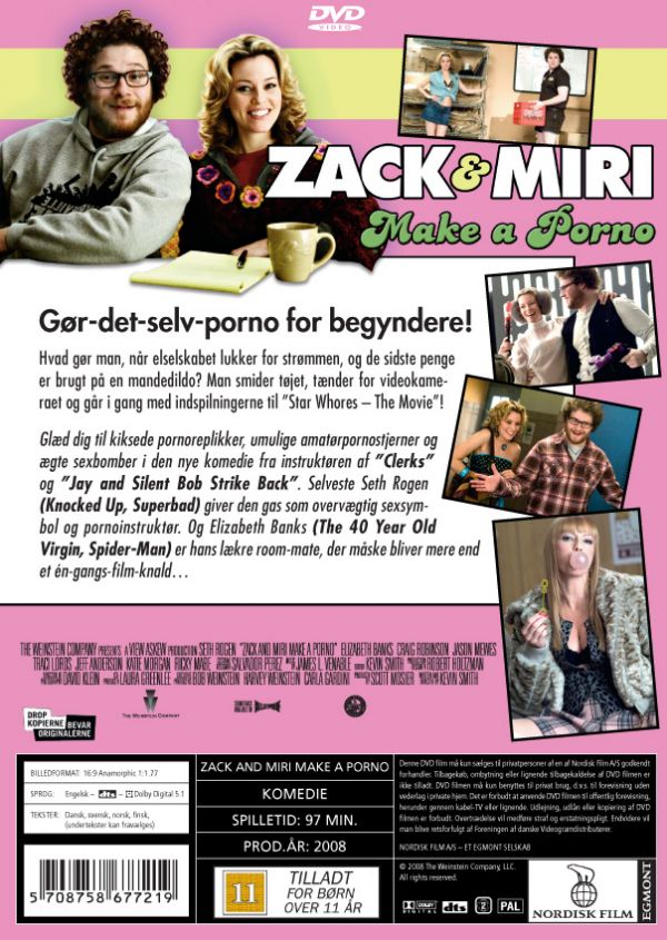 Zack & Miri Make A Porno (DVD)