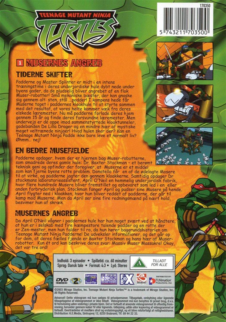 Turtles 1 - Musernes angreb (DVD)