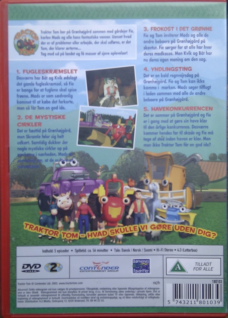 Traktor Tom 4 - Fugleskræmslet og Andre (DVD)