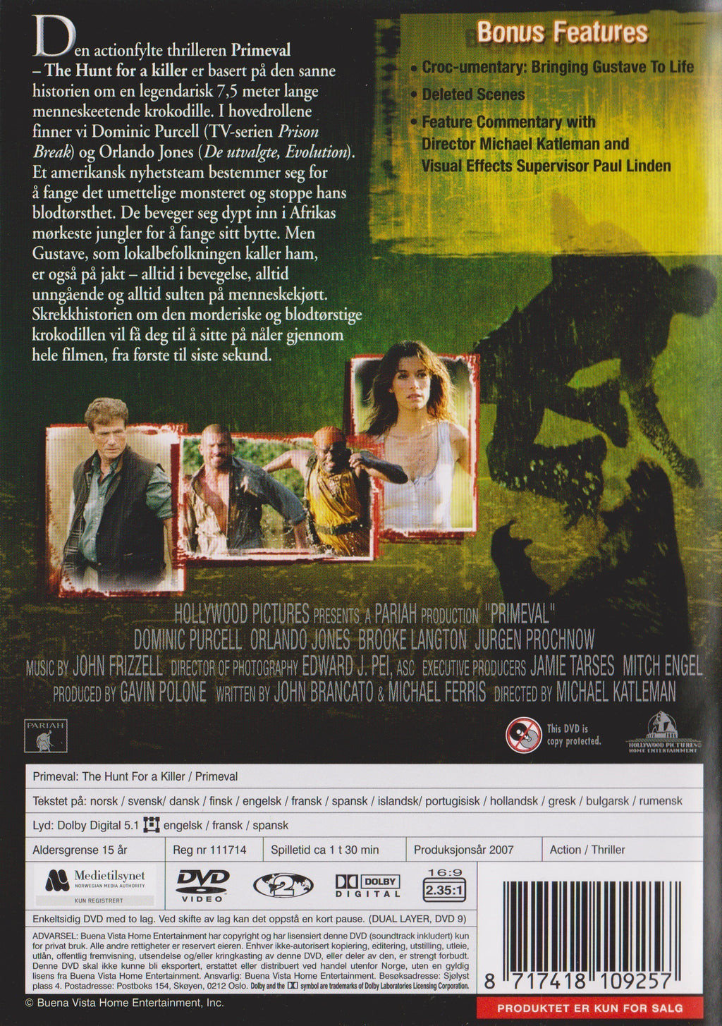 Primeval: The Hunt for a Killer (DVD)