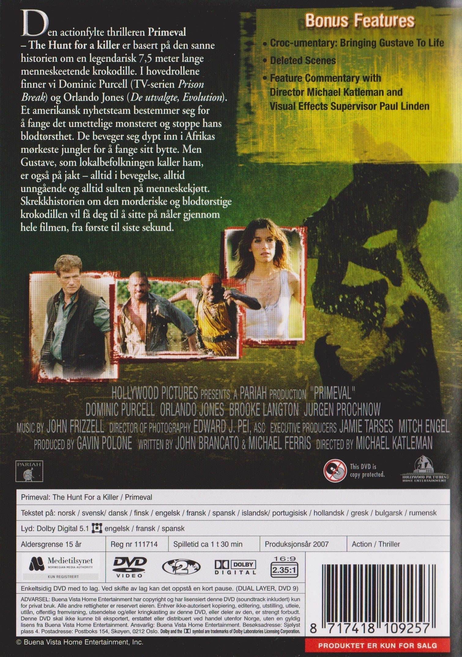 Primeval: The Hunt for a Killer (DVD)