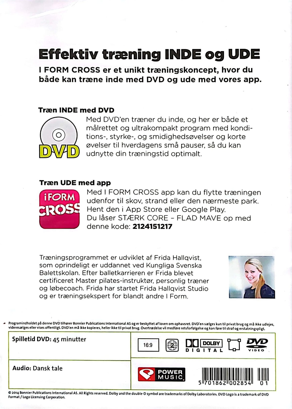 Effektiv træning INDE og UDE (DVD)