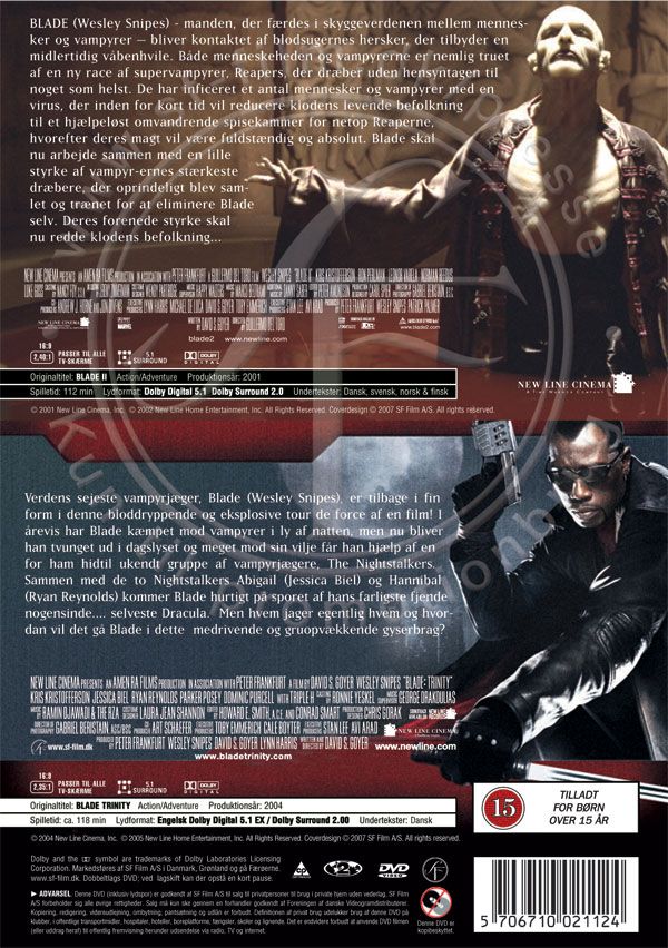 Blade II  /  Blade Trinity (DVD)