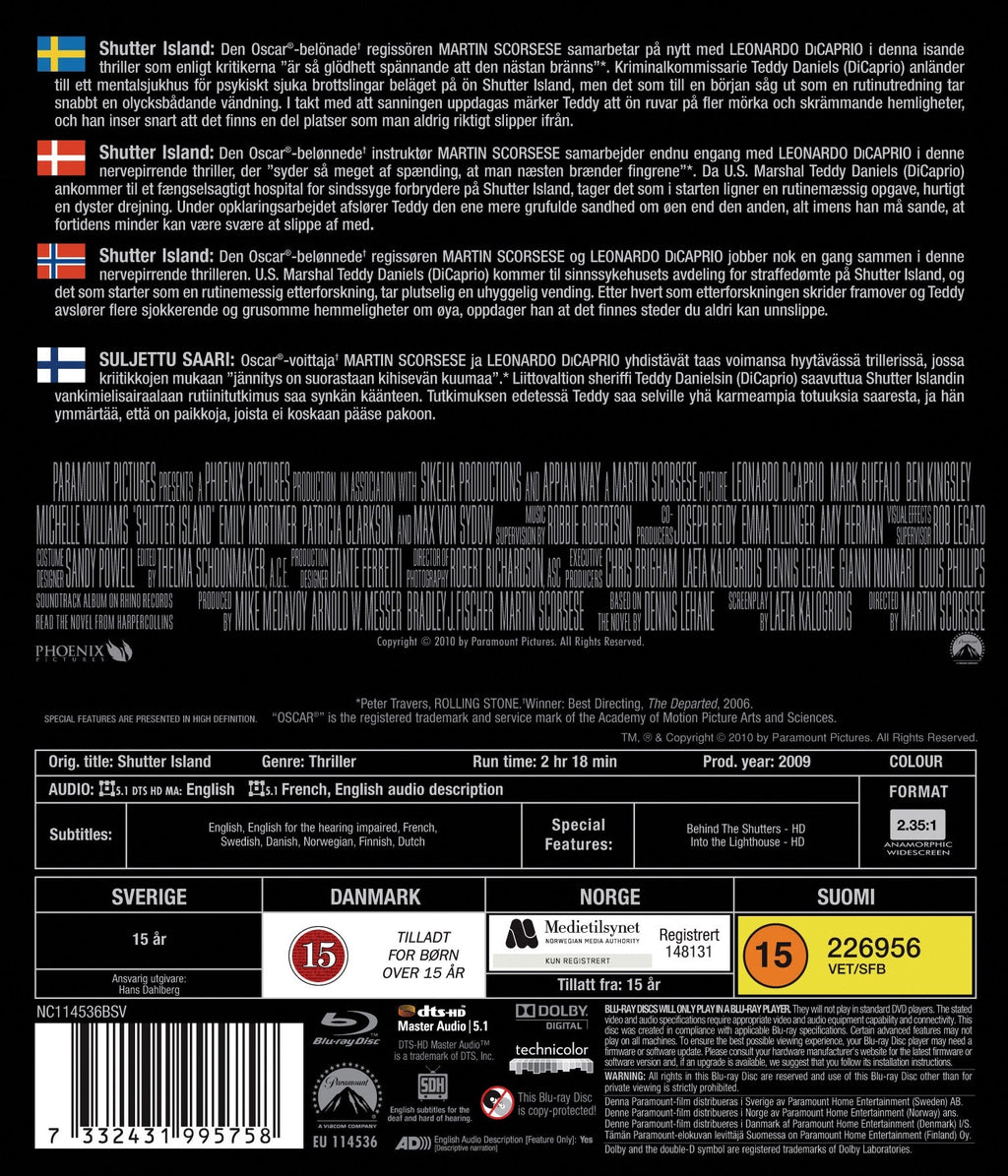 Shutter Island (Blu-ray)