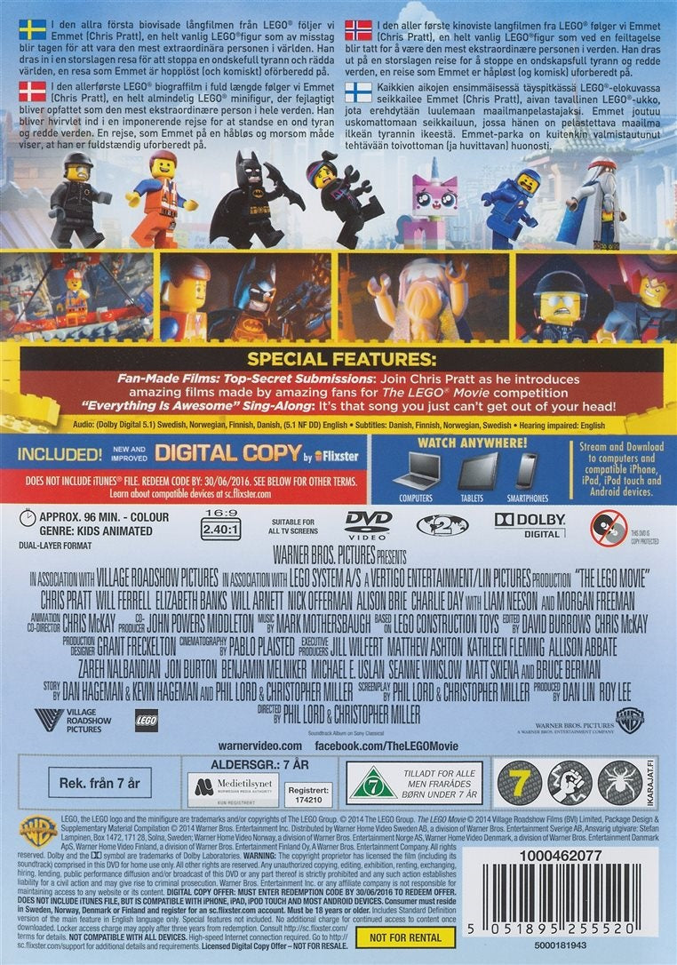 The Lego Movie (DVD)