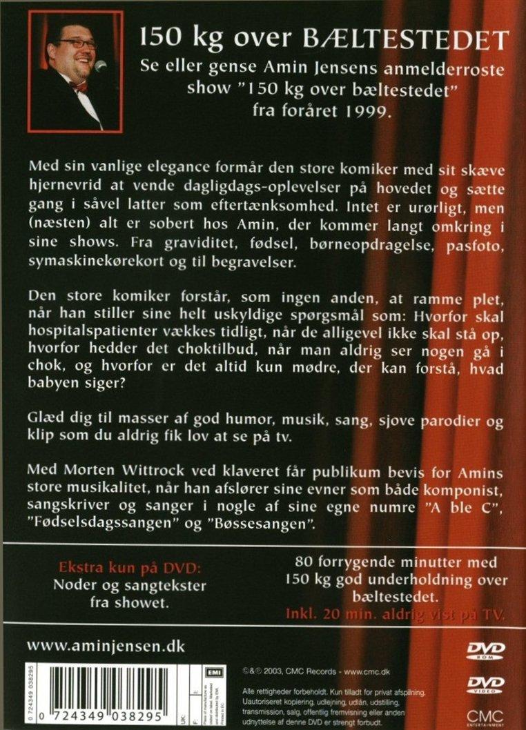 Amin Jensen - 150 kg. over bæltestedet (DVD)
