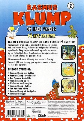Rasmus Klump og hans venner: På Nye Eventyr (DVD)