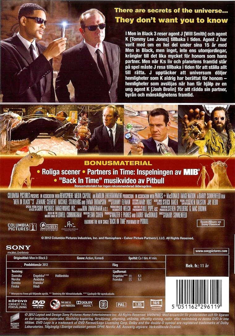 Men In Black 3 (DVD)