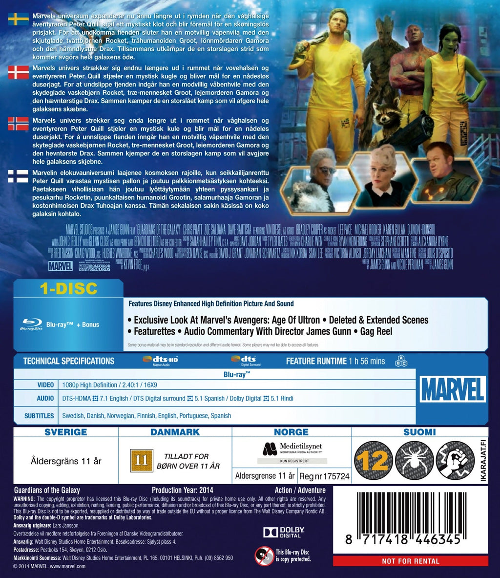 Guardians of the Galaxy (Blu-ray)