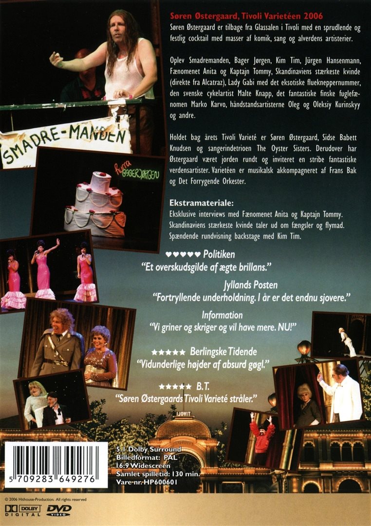 Søren Østergaards Tivoli Varieté: "Internationale" (DVD)