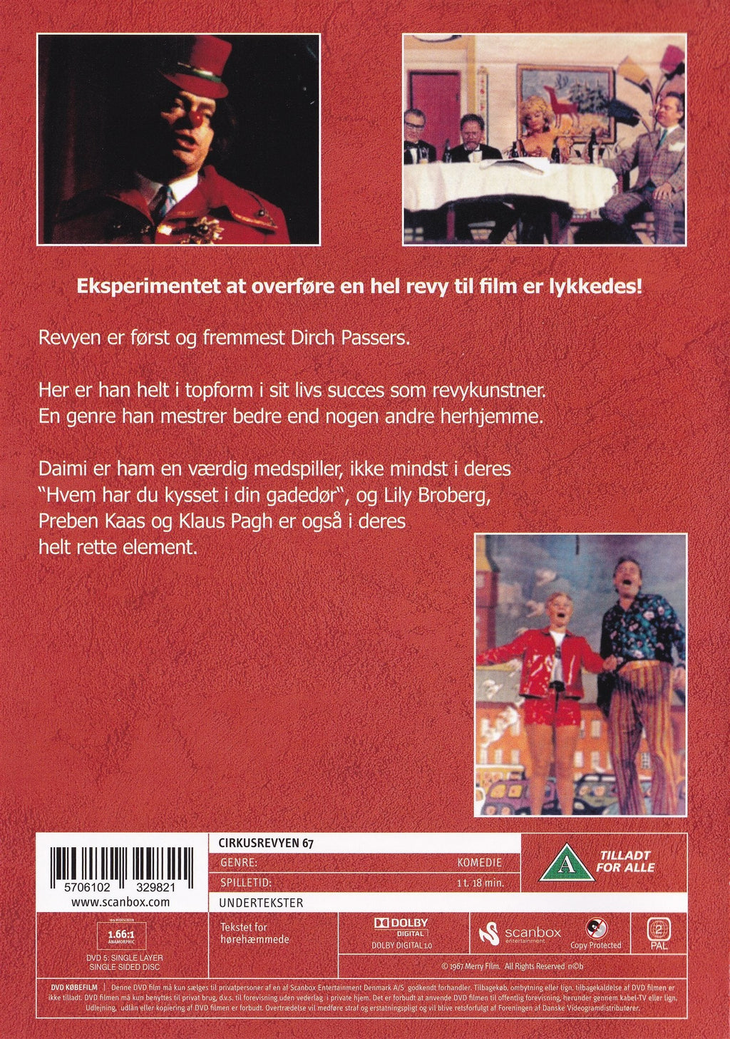 Cirkusrevyen 1967 (DVD)