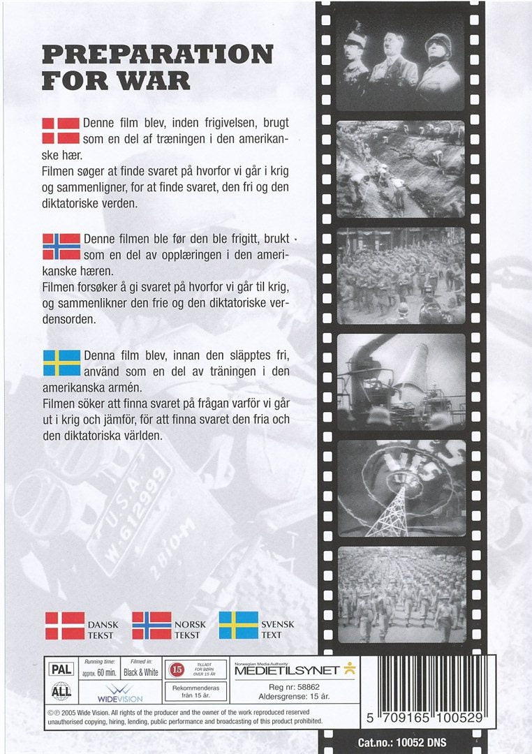 Preparation for War (DVD)