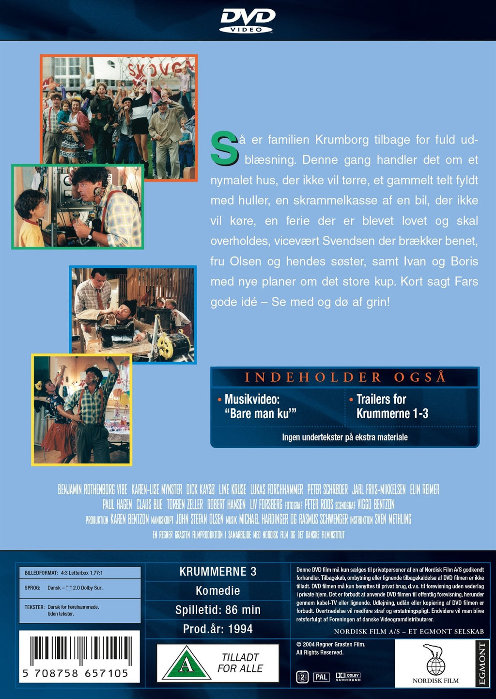 Krummerne 3 - Fars Gode Idé (DVD)