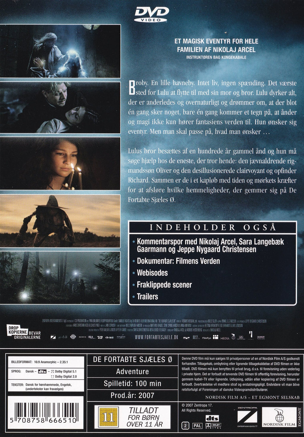 De Fortabte Sjæles Ø (DVD)